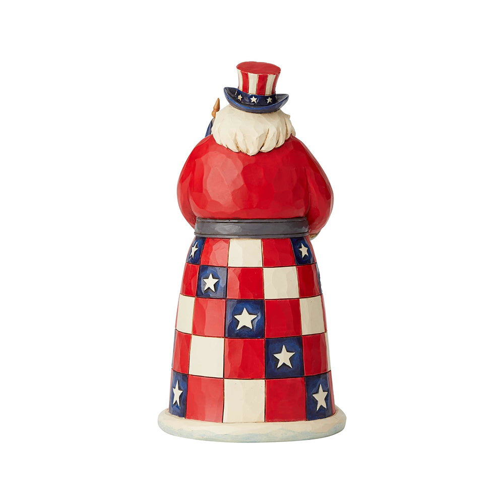 JIM SHORE - Figurine - Heartwood Creek "American Star Spangled Santa" - Buchan's Kerrisdale Stationery