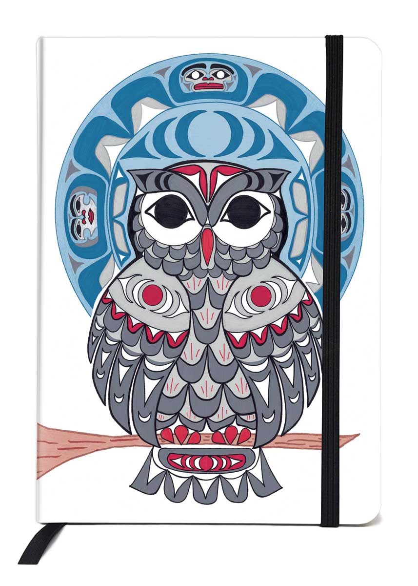 INDIGENOUS COLLECTION - Owl Lined Journal - Buchan's Kerrisdale Stationery